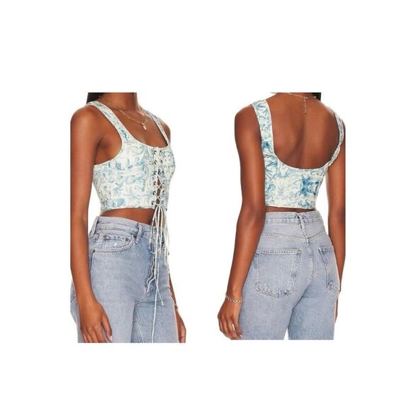 Selkie Other - NWT Selkie The Soft Corset Porcelain 2X Lace Up  Coquette European Free People